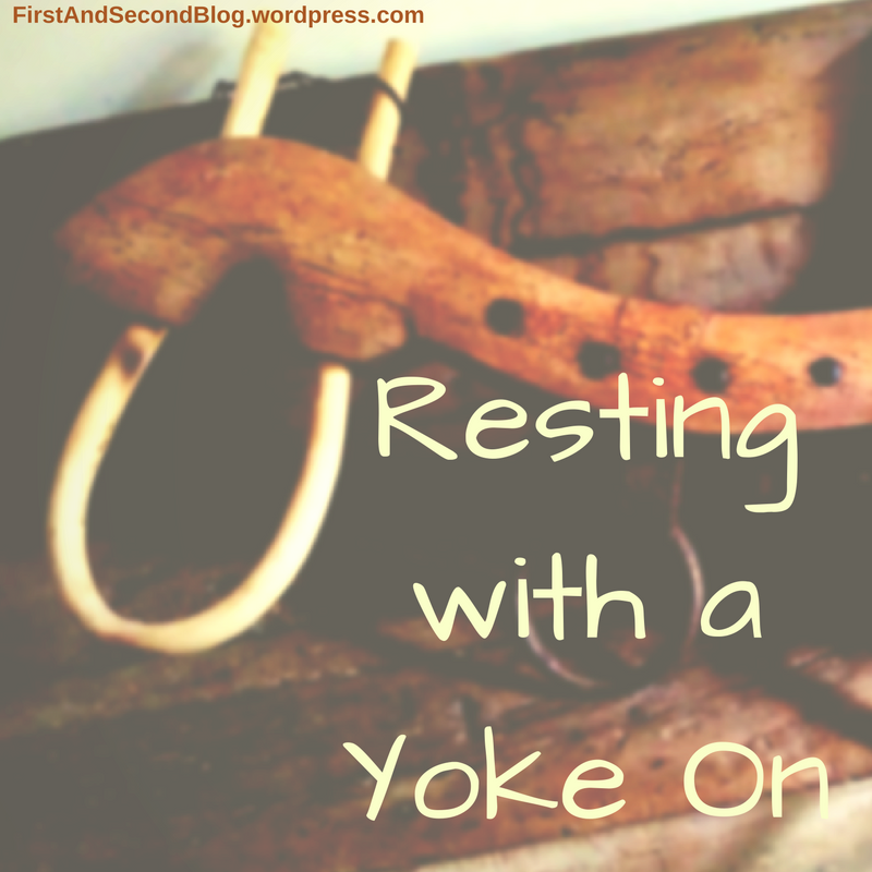 Resting With A Yoke On