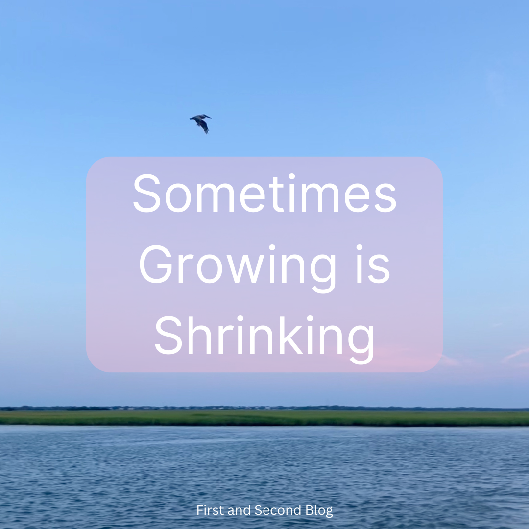 Sometimes Growing is Shrinking