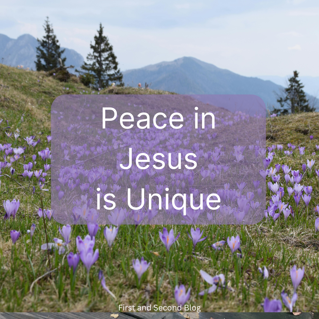 Peace in Jesus is Unique